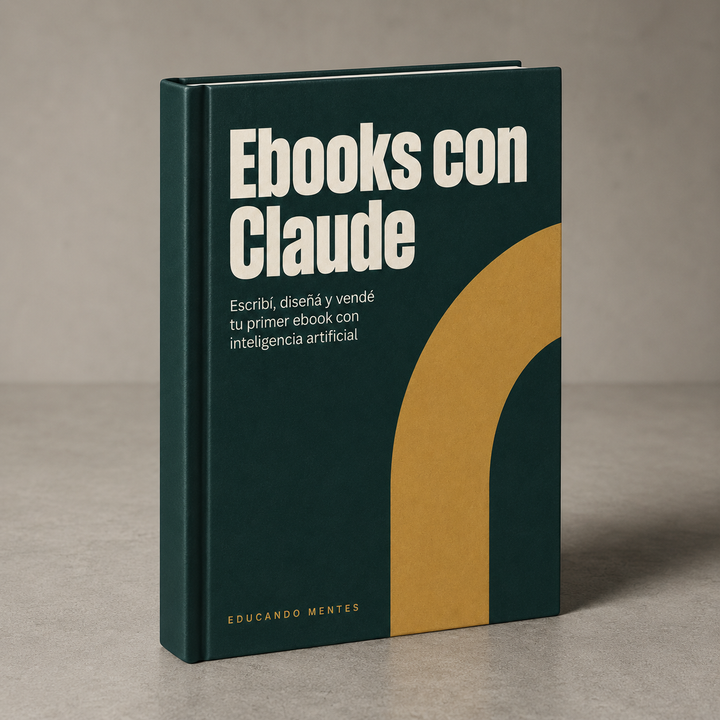 Portada del ebook Ebooks con Claude, de Educando Mentes